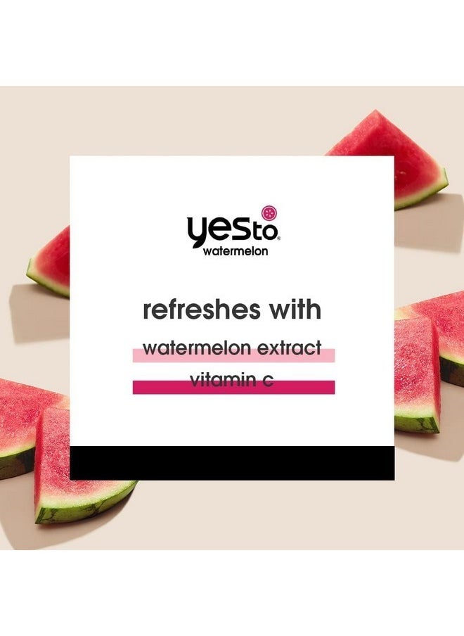 Yes To Watermelon Refreshing Facial Wipes, Hydrating Formula That Removes Dirt, Oil & Grime, Leaves Skin Refreshed & Brighter, Aloe, Natural, Vegan & Cruelty Free, 10 Count (8036110)