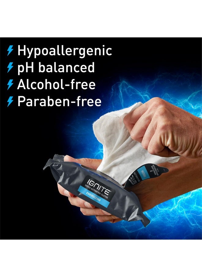 Ignite Mens Body Wet Wipes, Extra Thick 8