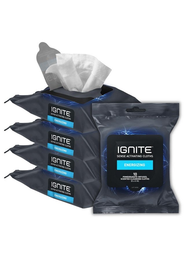 Ignite Mens Body Wet Wipes, Extra Thick 8