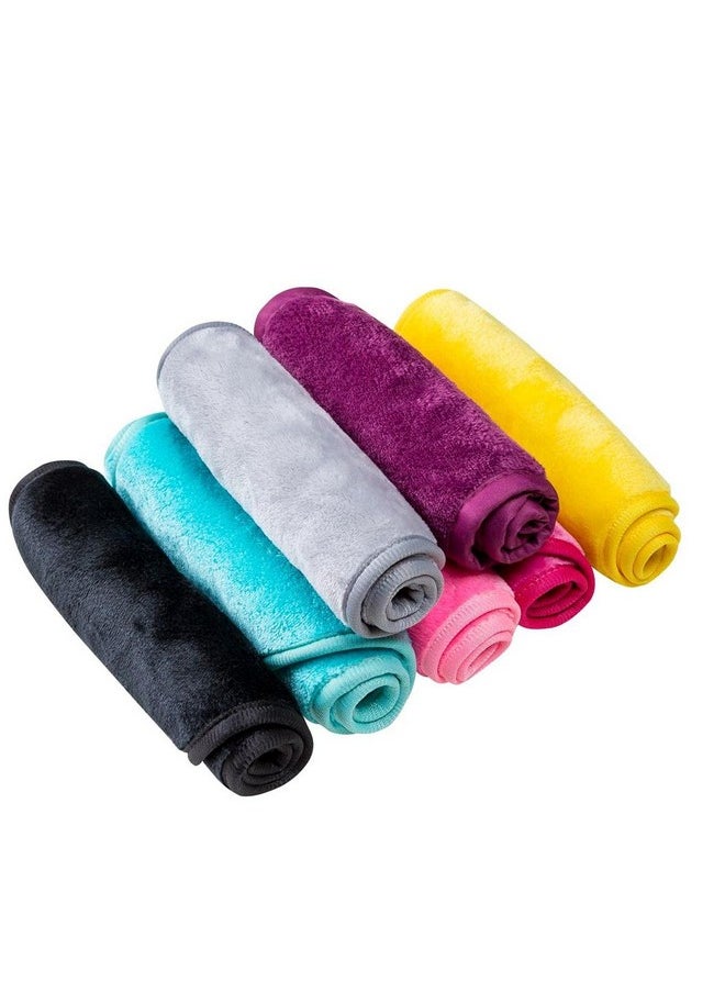 Makeup Remover Face Cleansing Cloth - Chemical-free Microfiber Reusable Facial Clean Towel, Remove Makeup Instantly with Only Water (7 PCS)