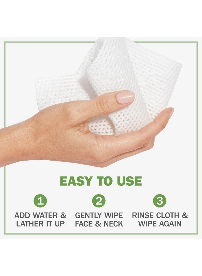 Olay Daily Facials for Clean Sensitive Skin, Makeup Remover Wipes, Soap-Free and Fragrance-Free Cleanser Cloths, 33 Count (Pack of 3)