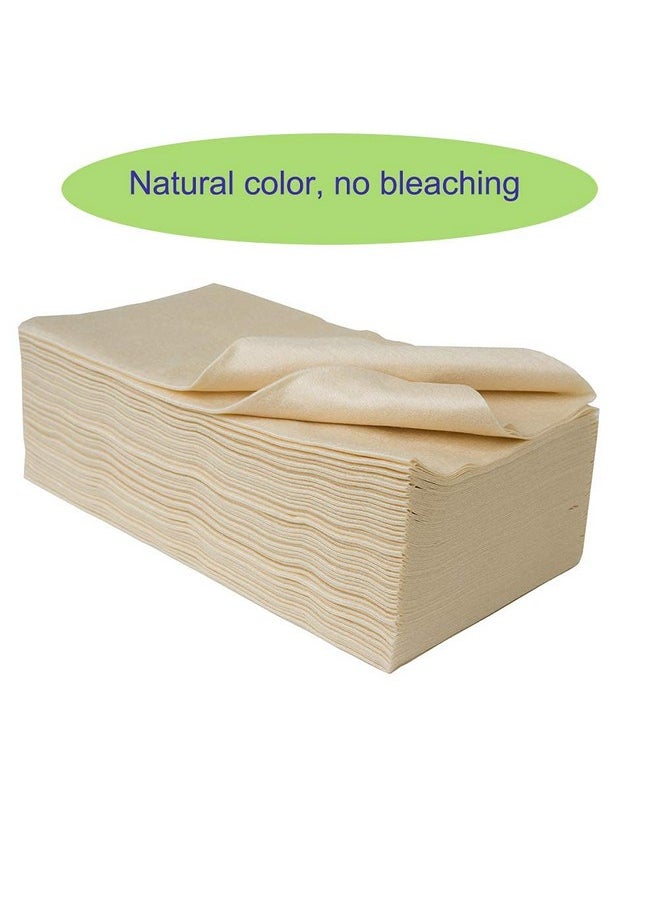 300 Count Careboree Unbleached Baby Dry Wipes Dry Unscented Multi-Purpose Cotton Tissue