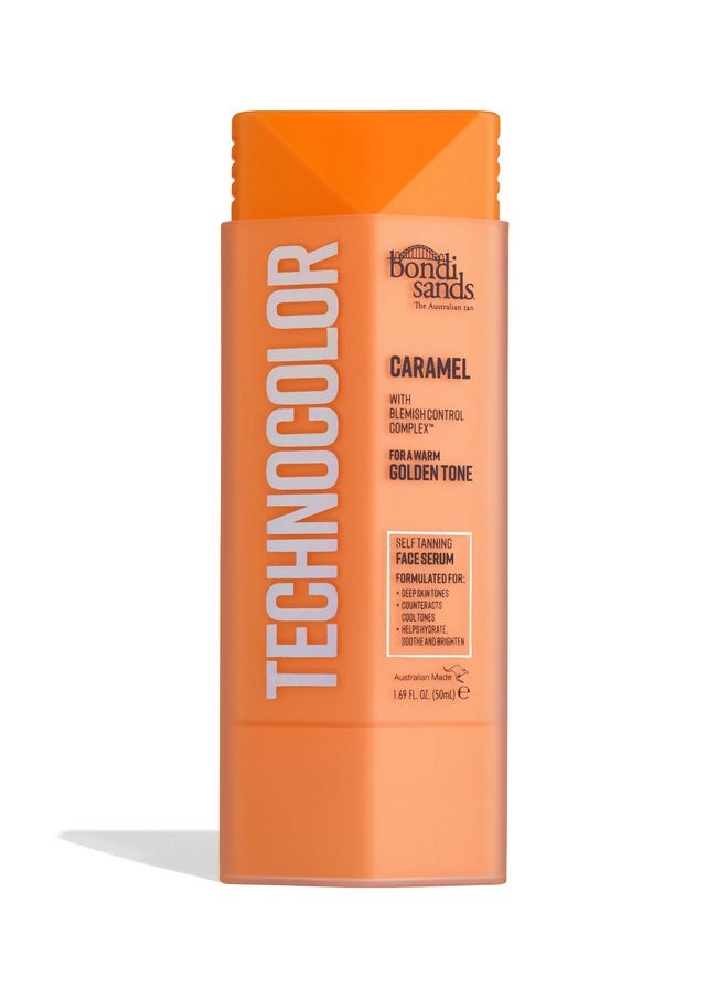 Bondi Sands Technocolor Self Tanning Face Serum, Innovative Formula Hydrates, Soothes, and Enhances Skin with Vitamin C and Chamomile, Fragrance Free