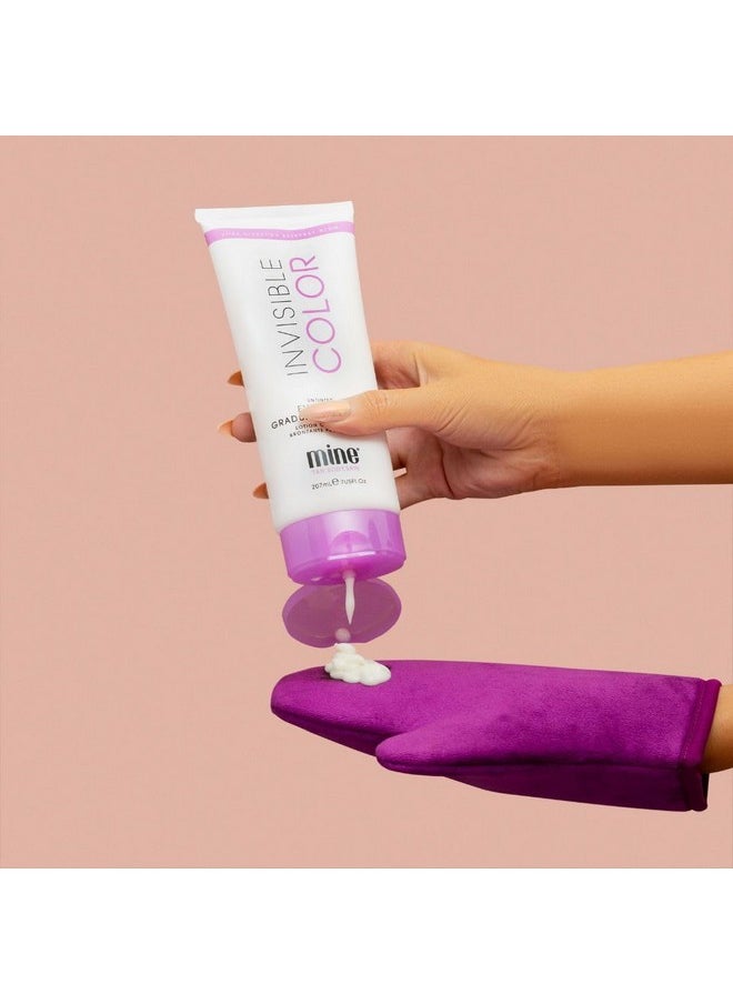 Minetan Self Tanner Lotion | Invisible Color Gradual Fake Tanning Body Lotion - Best Moisturizing Sunless Tan Cream To Build a Deep Dark Bronze Or Maintain a Natural Golden Glow, 6.7 fl oz