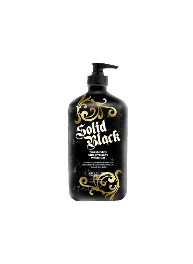 Millennium Tanning Solid Black Tan Extender Lotion - Hydrating After Sun Lotion, 18.25 Ounces