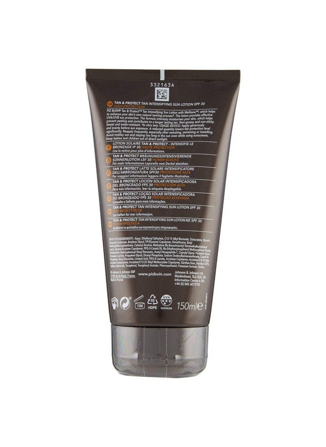 Piz Buin Tan And Protect Tan Intensifying Loción Spf30 150Ml