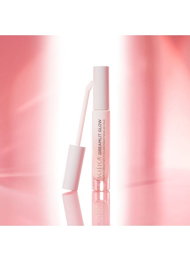 Pacifica Brighten Under Eye Cream - DreamLit Glow - Conceal & Brighten Dark Circles + Minimize Puffy Eye Bags & Swelling - Face Skincare - Vegan & Cruelty-Free, Dermatologist Tested