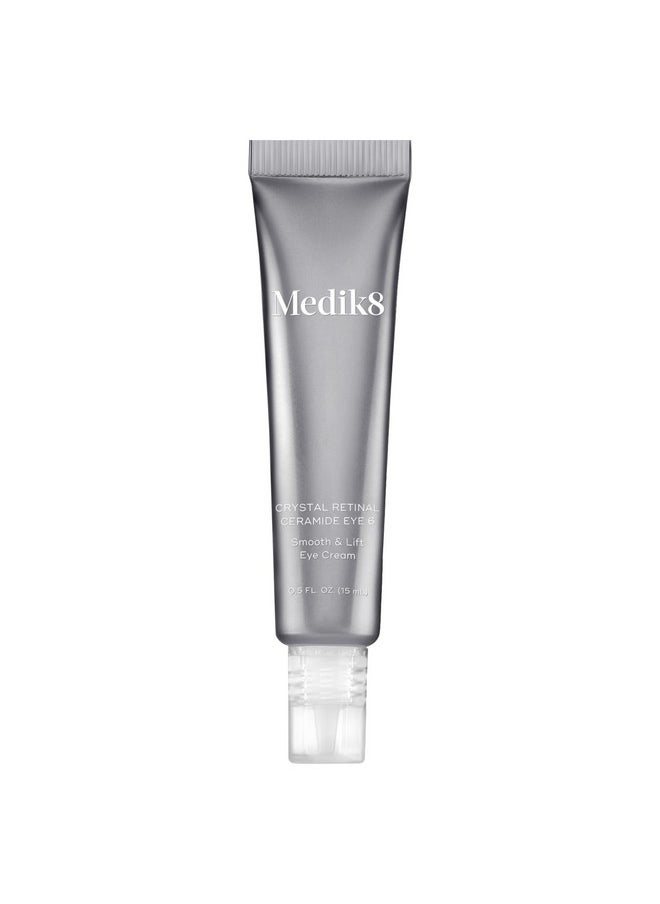 Medik8 Crystal Retinal Ceramide Eye 6 - Gentle Vitamin A Eye Cream - Reduces Appearance of Wrinkles - Perfect for Sensitive Skin - 0.5 oz