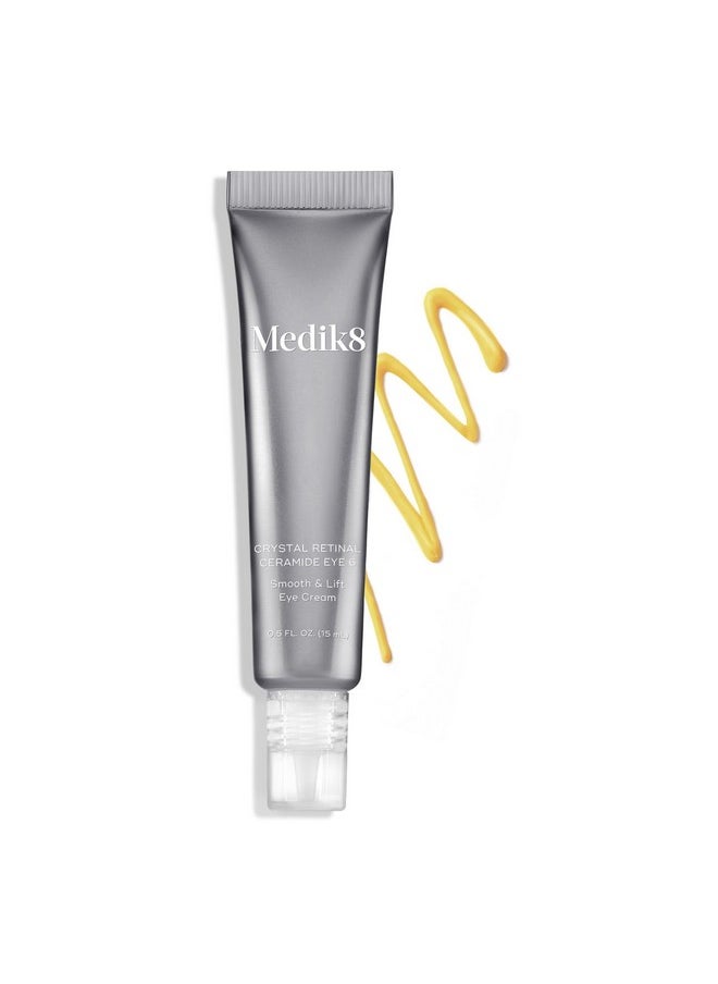 Medik8 Crystal Retinal Ceramide Eye 6 - Gentle Vitamin A Eye Cream - Reduces Appearance of Wrinkles - Perfect for Sensitive Skin - 0.5 oz