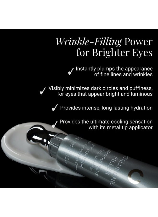 G.M. COLLIN Hyaluronic Filler Eye Contour | Revitalizing Anti-Aging Eye Cream for Visibly Reducing Wrinkles | With Hyaluronic Acid and Caffeine