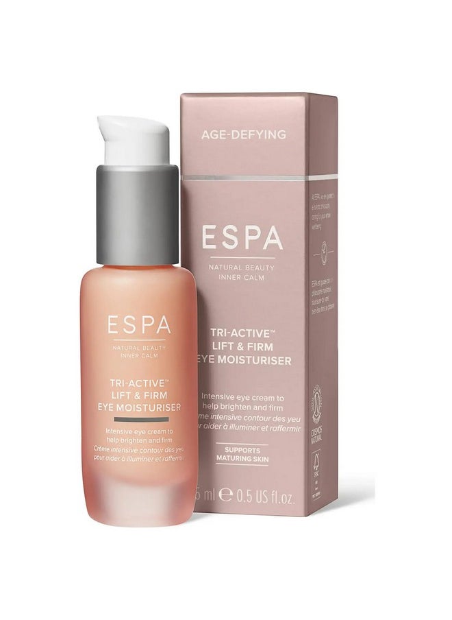ESPA | Tri-Active™ Lift & Firm Eye Moisturiser | 15ml | Reduces fine lines, wrinkles, puffiness & eye bags