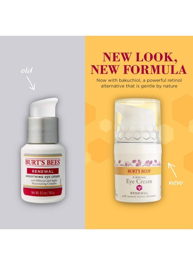 Burt's Bees Renewal Smoothing Eye Cream, Firming Eye Cream, 0.58 Ounce