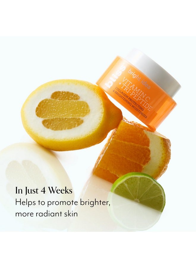 Bliss Get It Bright Duo - Bright Idea Vitamin C Moisturizer and Rest Assured Eye Cream - Brighten & Hydrate - Vegan, Clean, Cruelty-Free Skincare