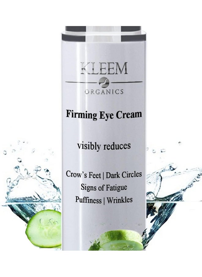 Anti Wrinkle Eye Cream for Dark Circles & Puffiness with Peptides and Niacinamide that Reduces Eye Bags, Crow's Feet, Fine Lines & Sagginess - Natural Under Eye Cream for Wrinkles - Eye Serum 15ML