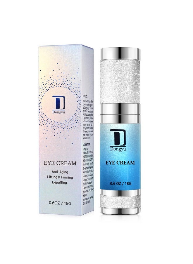 Dongyu Anti-Aging Eye Cream for Wrinkles: Under Eye Cream with Snail Mucin Caffeine for Fine Lines Puffiness - Firming Eye Serum for Women