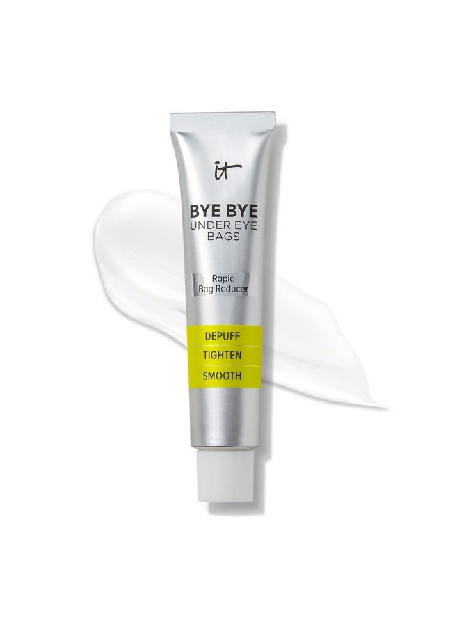IT Cosmetics Bye Bye Under Eye Bags Treatment For Women & Men - Temporary Eye Bag Reducer & Under Eye Corrector Depuffs, Tightens, Smooths & Reduces Look of Wrinkles & Fine Lines - 0.5 Fl. Oz