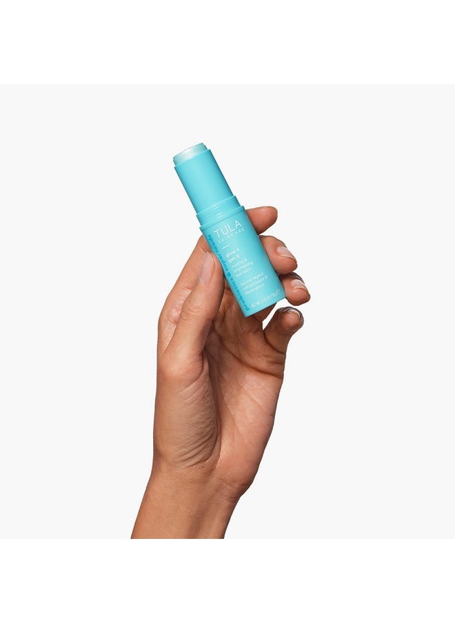 TULA Skin Care Eye Balm Glow & Get It - Dark Circle Treatment, Instantly Hydrate and Brighten Undereye Area, Portable and Perfect to Use On-the-go, 0.35 oz.