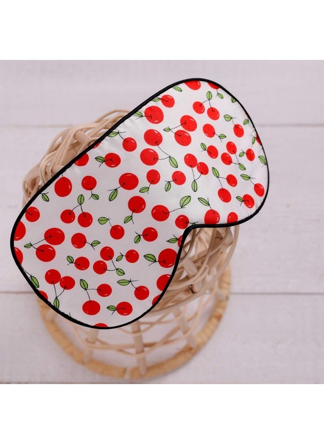 Maxfeel 100% Pure Silk Eye Mask Sleep Eye Mask Eye Cover Eyeshade Sleeping Eye Mask Printed Colors (#18)