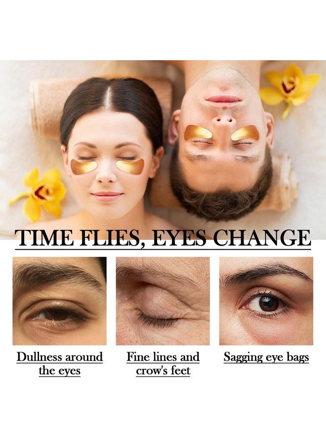 30PCS Lip Mask & Under Eye Patches Skincare Set,Moisturizing Gold Under Eye Masks,Pink Lip Masks Skin Care Set for Lip & Eye Skin