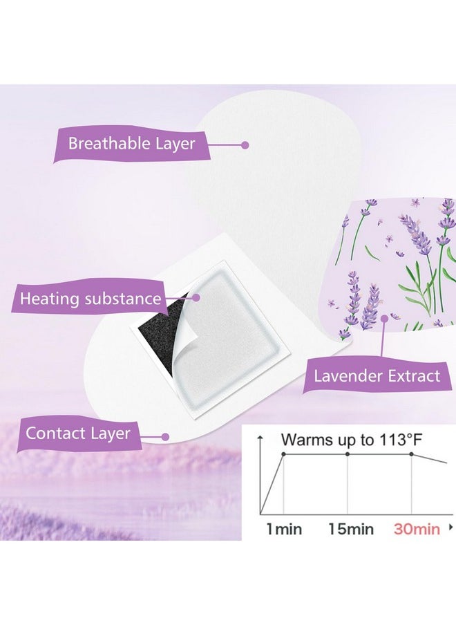 Permotary 20 Packs Steam Eye Mask, Heated Eye Mask Lavender Disposable Warm Compress Patches, Self Heating Eye Masks, Comfortable and Relax Sleep Mask, Relief Eye Fatigue, Spa Gifts, Travel Essentials