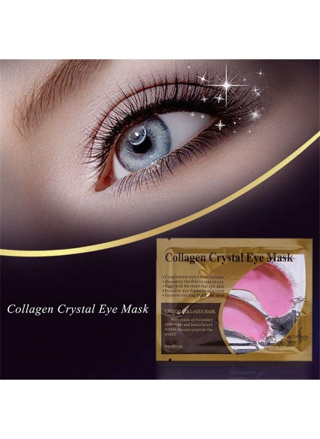 Ruzzut Under Eye Patches - 30 Pairs Collagen Eye Mask Eye Patches for Puffy Eyes and Dark Circles, Anti Aging Moisturizing Gel Eye Pads Under Eye Mask, Pink