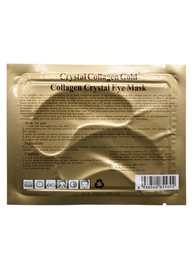 Ruzzut Under Eye Patches - 30 Pairs Collagen Eye Mask Eye Patches for Puffy Eyes and Dark Circles, Anti Aging Moisturizing Gel Eye Pads Under Eye Mask, Pink