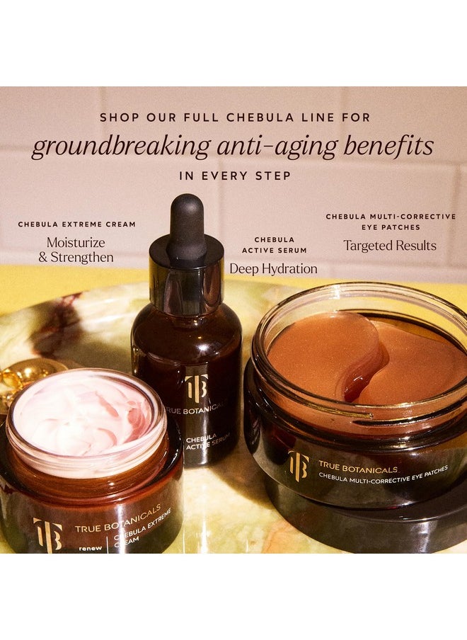 True Botanicals Chebula Multi-Corrective Eye Patches | Anti Aging | Reduce Fine Lines & Wrinkles | All Skin Types | Dermatologist Tested, All Natural, Vegan | 25 Pairs