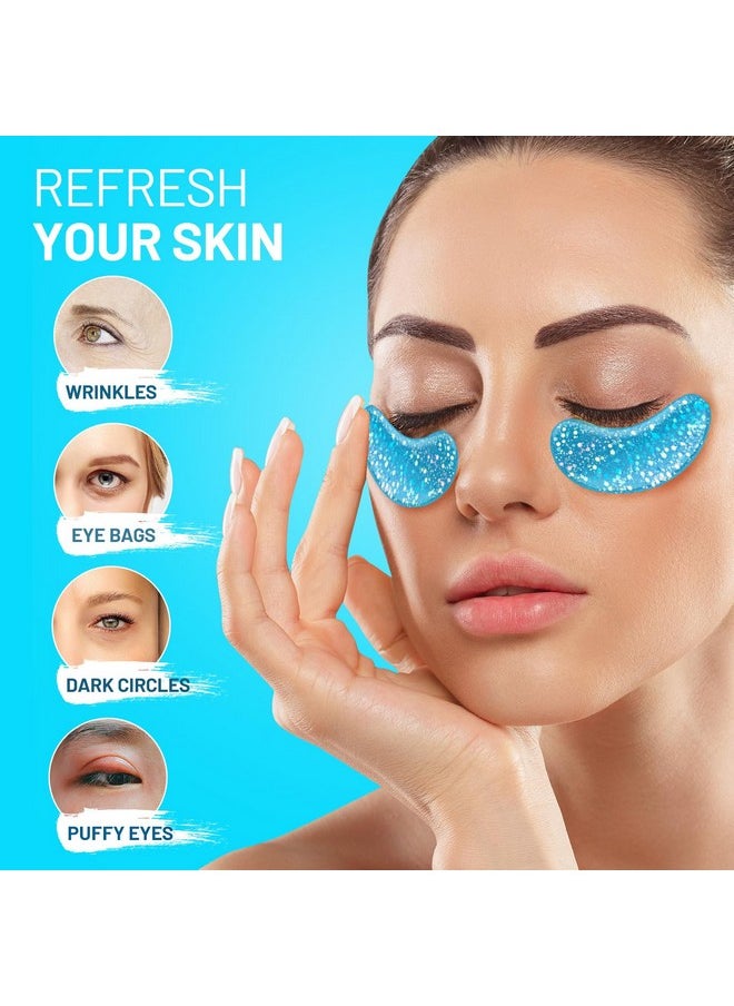 Acotye Under Eye Gel Patches 48PCS for Puffy Eyes and Dark Circles,Hydrating Hyaluronic Acid eye patches, Anti-Aging Under Eye Patches to Soothe Puffiness, Eye Bags and Wrinkles