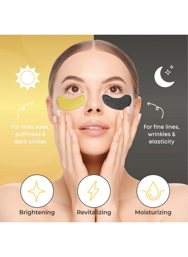 Under Eye Patches for Puffy Eyes and Dark Circles | Infused Gel Mask Patches for Dark Circle Undereye Support of Bags & Puffiness | Ideal for Bridesmaid Gifts & Bachelorette Party | Day and Night