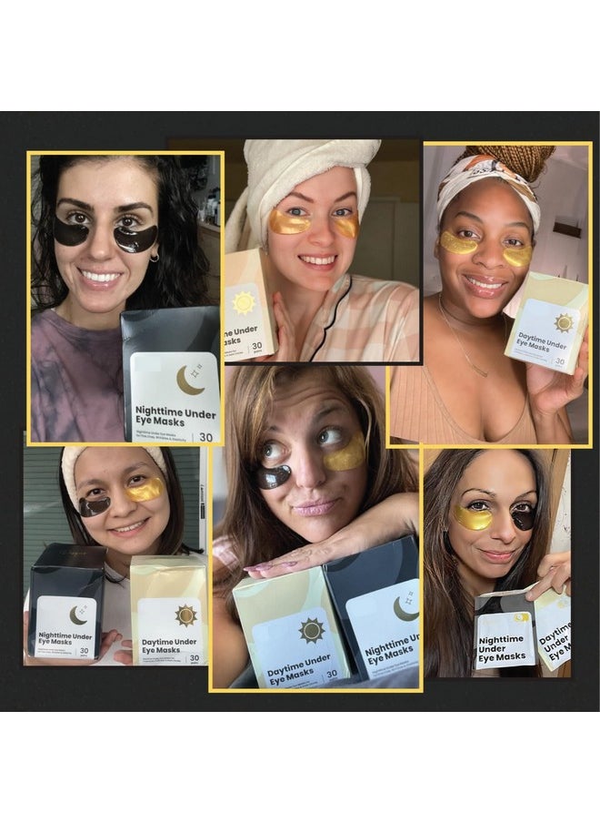 Under Eye Patches for Puffy Eyes and Dark Circles | Infused Gel Mask Patches for Dark Circle Undereye Support of Bags & Puffiness | Ideal for Bridesmaid Gifts & Bachelorette Party | Day and Night