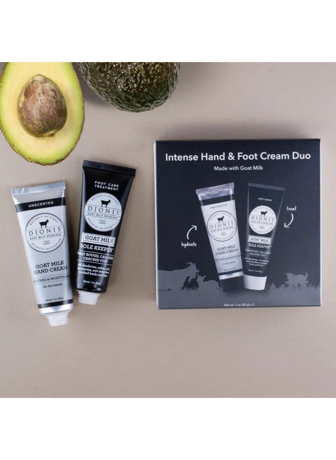 Dionis Intense Hand & Foot Cream Duo - Soft and Smooth Hands and Feet, Intense Moisturizer For Dry Skin and Cracked Heels