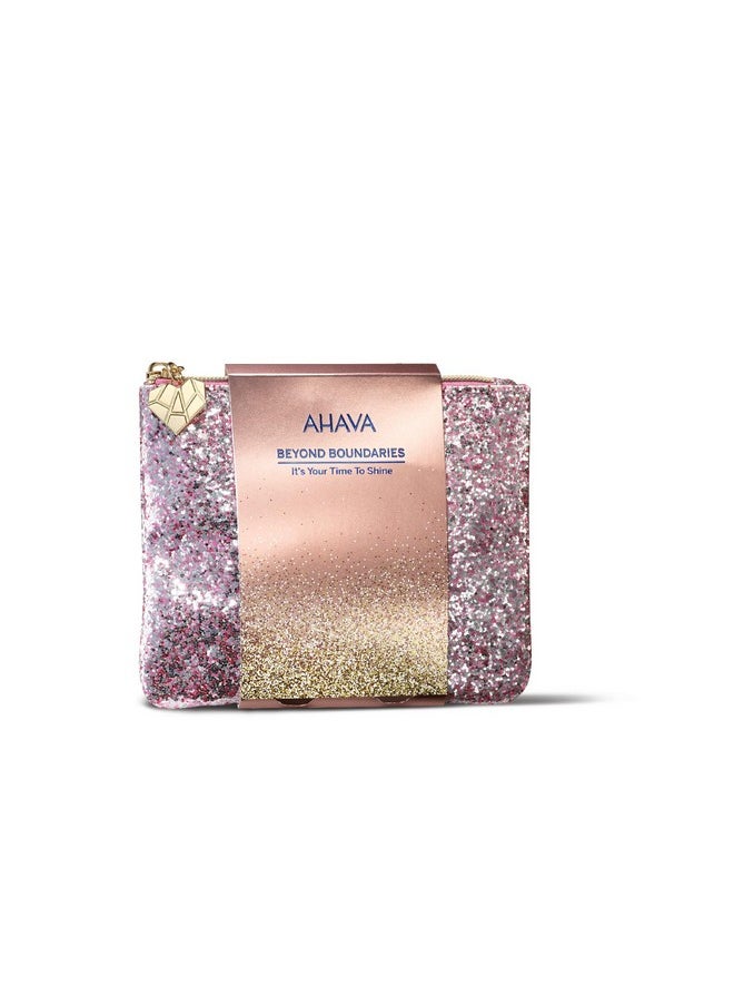 AHAVA It’s Your Time To Shine Gift Set - Includes Osmoter Concentrate Smoothing Lotion 0.5 Fl.Oz, Mineral Hand Cream Spring Blossom 1.3 Fl.Oz & Sample Sachet Dead Sea Osmoter Concentrate Eye Cream