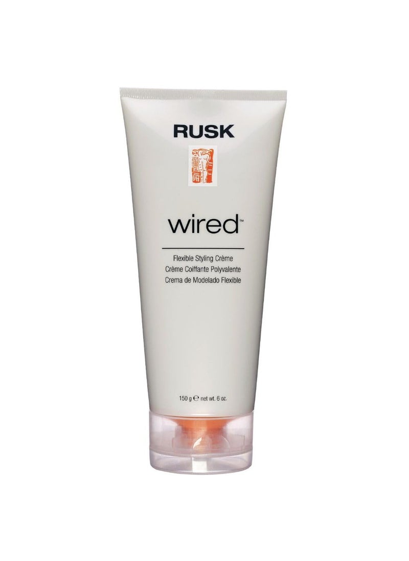 RUSK Designer Collection Wired Flexible Styling Creme, Lifts, Shines, and Creates Soft, Gravity-Defying Body, 6 oz.