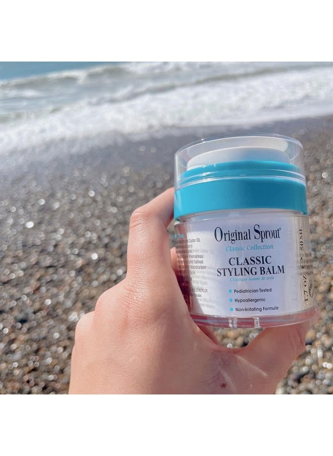 Original Sprout Classic Styling Balm, Firm Long-lasting Hold for All Hair Types, 1.7 oz. Jar