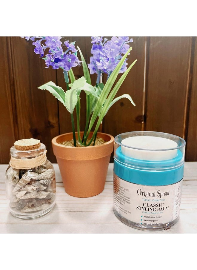 Original Sprout Classic Styling Balm, Firm Long-lasting Hold for All Hair Types, 1.7 oz. Jar