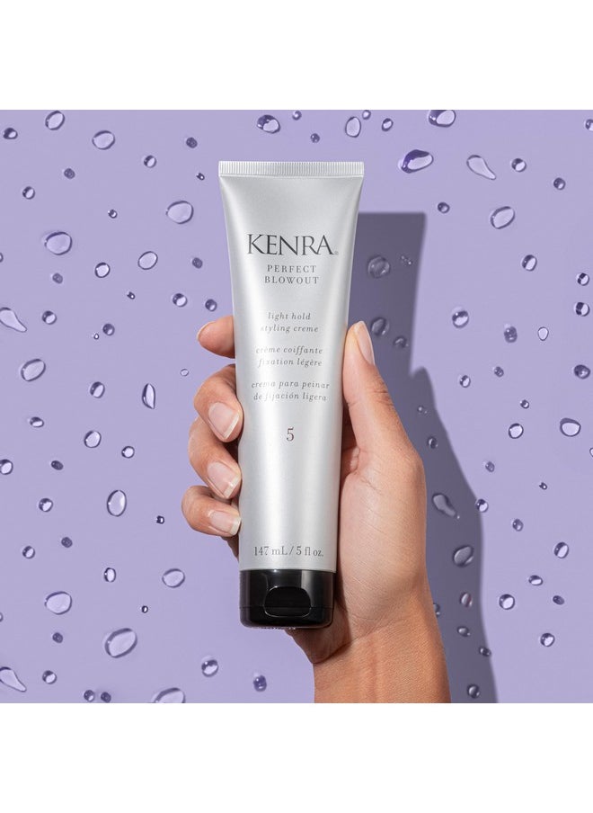 Kenra Perfect Blowout 5 | Light Hold Styling Crème | Provides Thermal Protection | Increases All Over Body & Fullness | Lightweight Formula | All Hair Types | 5 fl. Oz