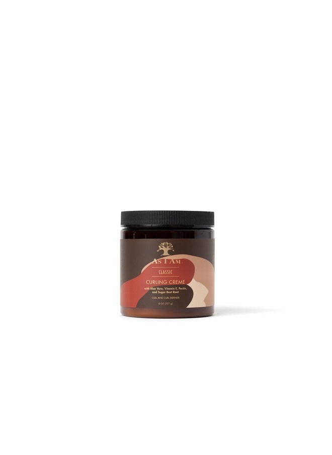 As I Am Curling Creme - 8 ounce (Classic Collection) - Lightweight Curl & Coil Definer - Hi-Definition and Shine