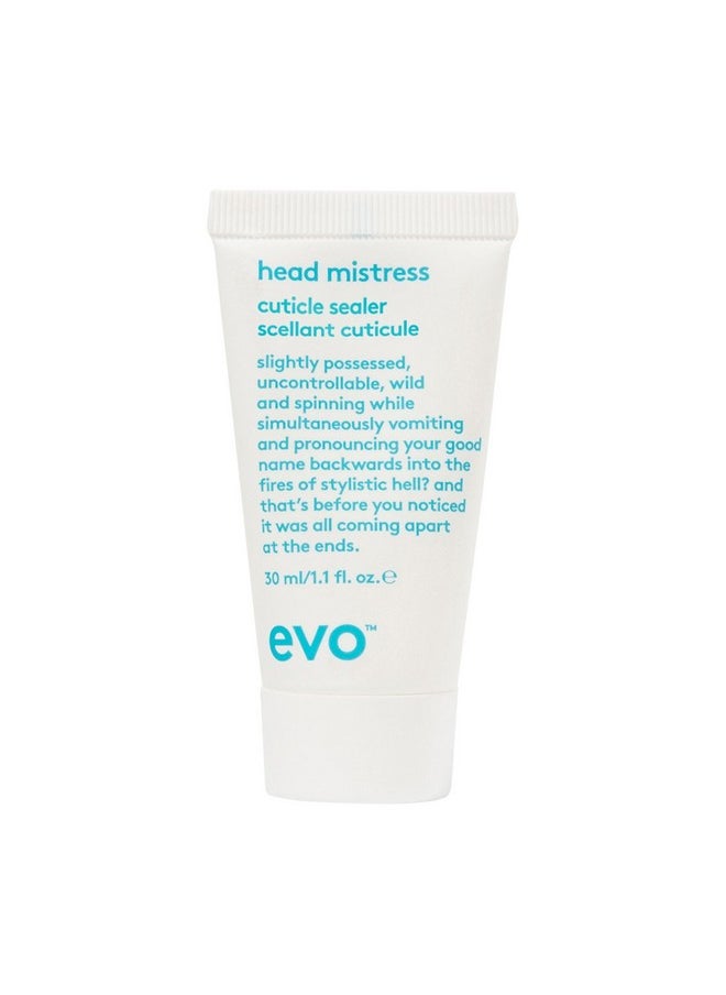 EVO Head Mistress Cuticle Sealer - Multi-Purpose Hair Cream - Softens & Repairs Hair - Travel Size, 30ml / 1.01fl.oz