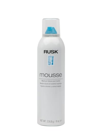 RUSK Designer Collection Mousse Maximum Volume and Control, Firm-Holding Styling Mousse, 8.8 oz.
