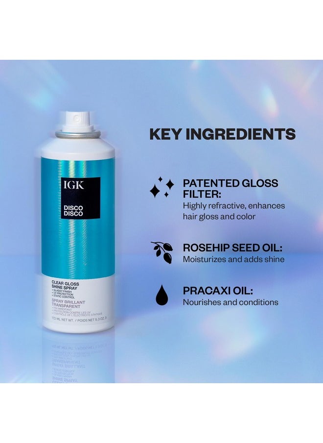 IGK Disco Disco Clear Gloss Shine Spray 172 ml / 5.3 oz