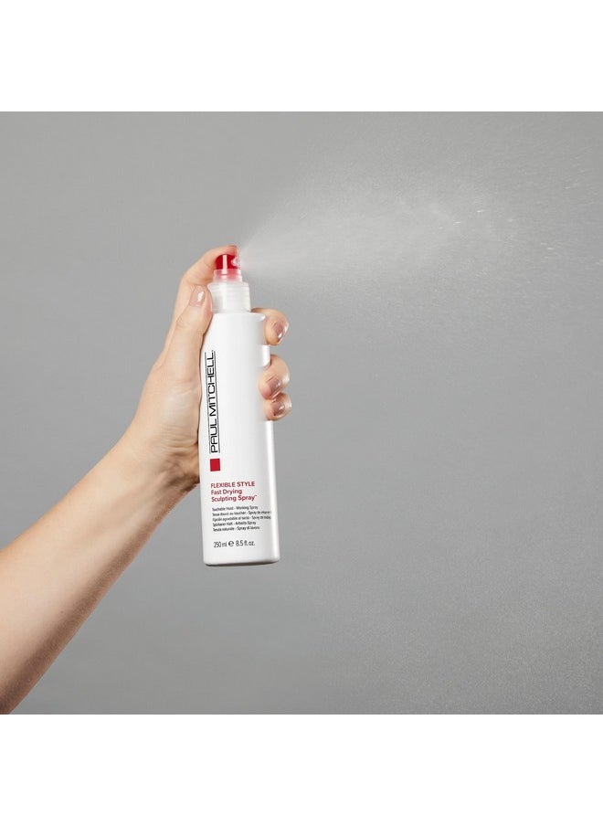 Paul Mitchell Fast Drying Sculpting Spray, Medium Hold, Touchable Finish, For All Hair Types, 8.5 Fl Oz