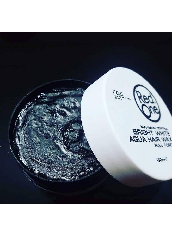Redone Hair Styling Wax White 150 ml | Gel Wax | Peach Scent | Extra Hold | Men & Women Hair Wax | Long Lasting | Shiny Look | Maximum Control