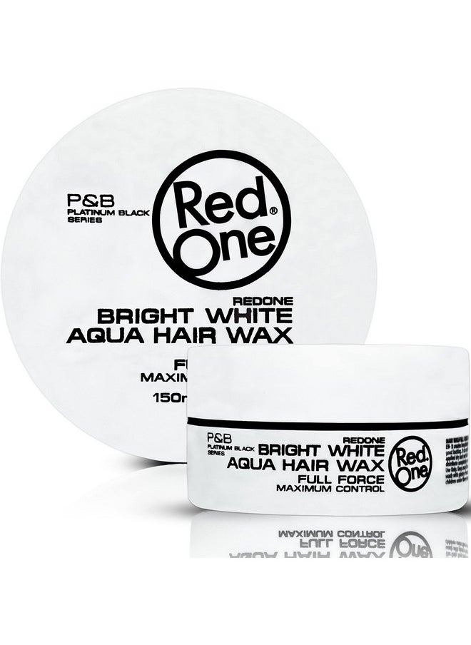 Redone Hair Styling Wax White 150 ml | Gel Wax | Peach Scent | Extra Hold | Men & Women Hair Wax | Long Lasting | Shiny Look | Maximum Control