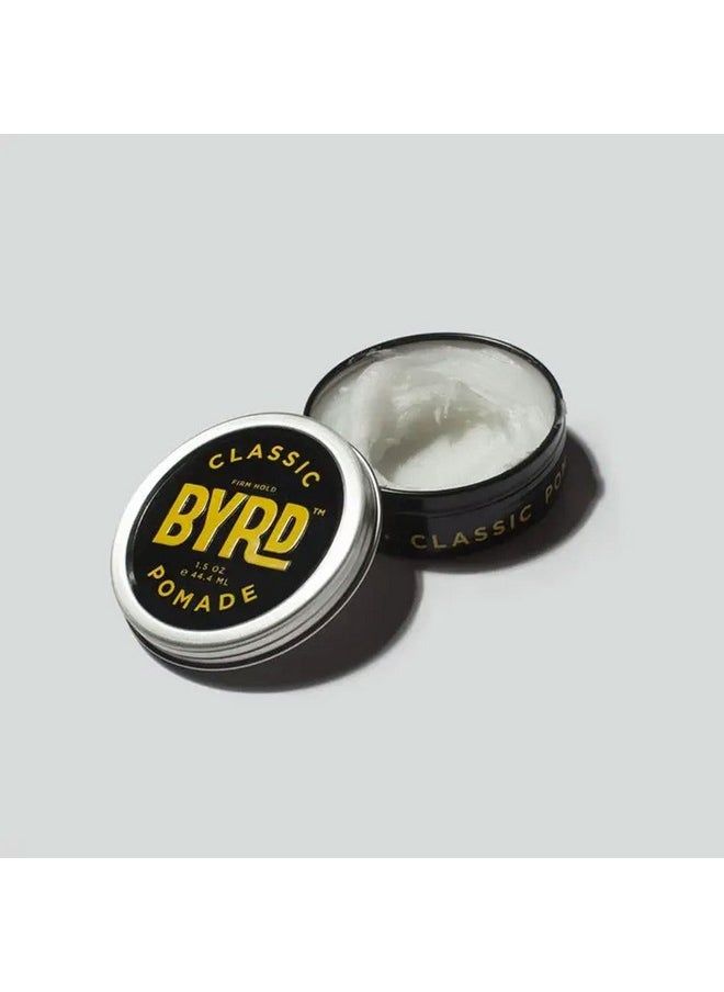 BYRD Hairdo Products Classic Pomade 2-Pack - Strong Hold, High Shine Finish, Add Flexible Texture to All Hair Types, 3.35 Oz Each (Two Pack)