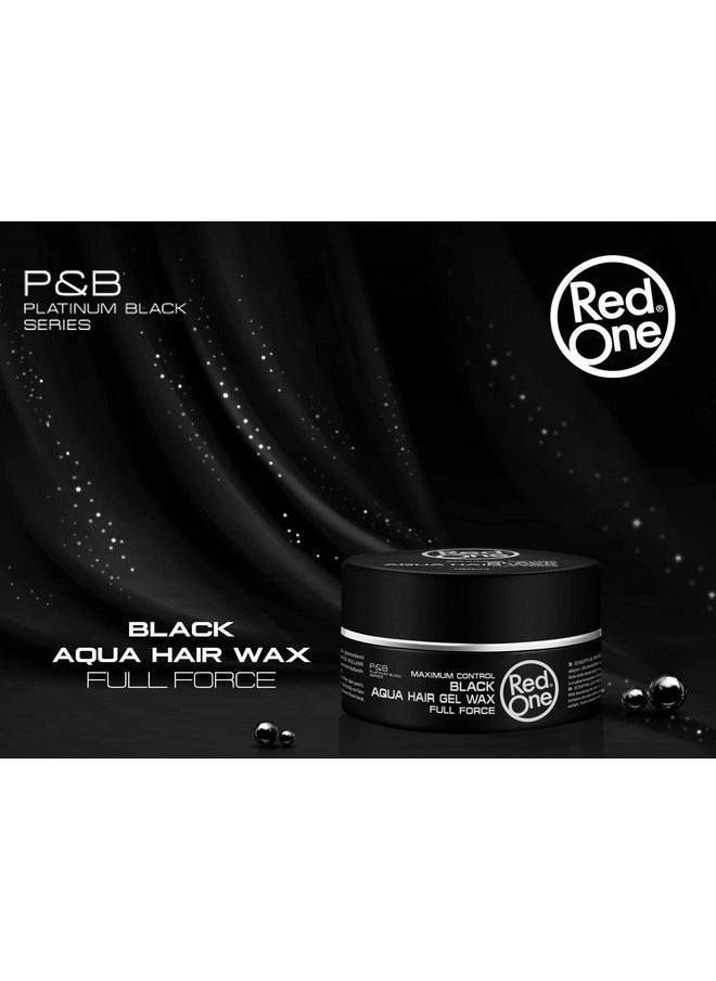 Redone Hair Styling Wax Black 150 ml | Gel Wax | Lime Scent | Extra Hold | Men & Women Hair Wax | Long Lasting | Shiny Look | Maximum Control