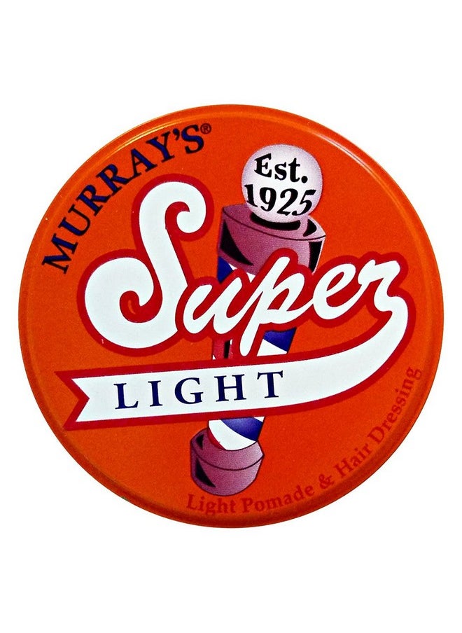 Murray's Light Pomade & Hair Dressing, Super Light, 3 oz.
