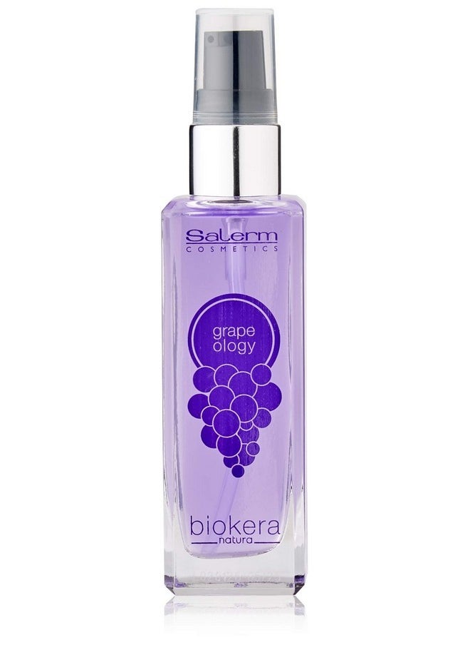 SALERM - Grape Seed Oil - Salerm Grapeology Biokera Natura - 60 ml - Split Ends Repair - Hydrating Serum for Dry and Damaged Hair - Antioxidant - for White or Bleached Hair