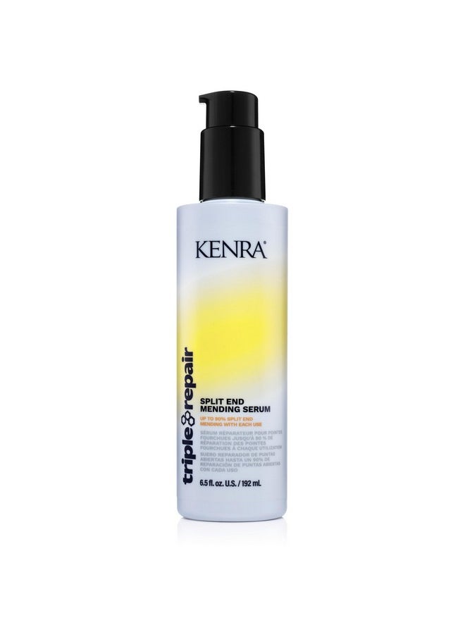 Kenra Triple Repair Split End Mending Serum | Up to 90% Split End Mending with Each Use | Targets & Repairs Weak or Broken Bonds | Split Ends | Damaged Hair | Bond Builder| Sulfate-Free | 6.5 fl. oz.