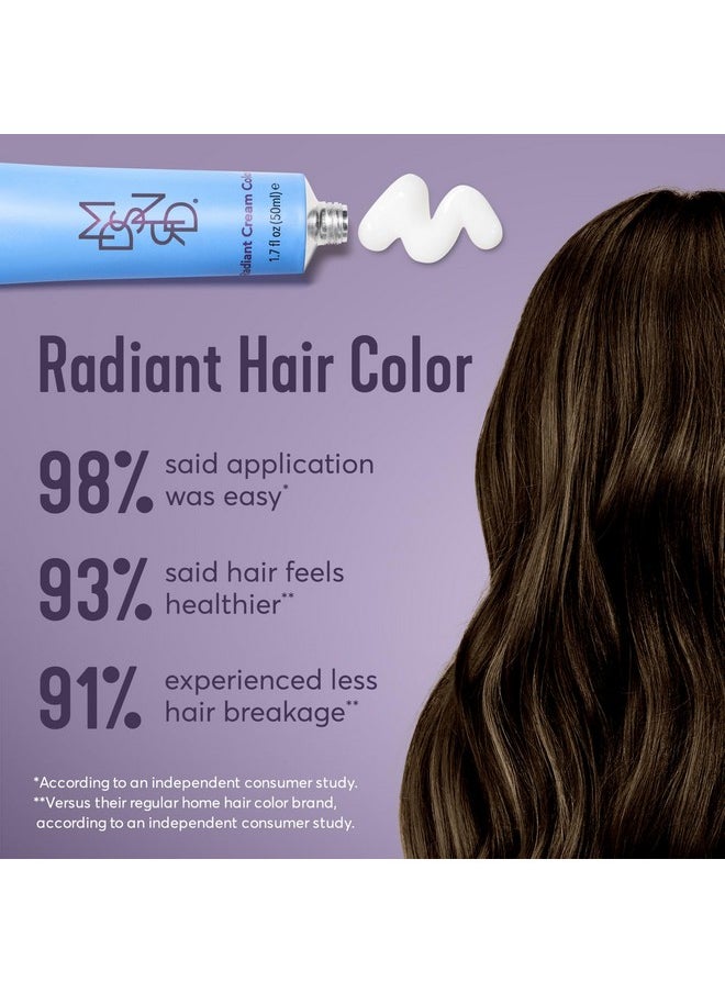 Madison Reed Radiant Hair Color Kit, Medium Neutral Brown for 100% Gray Coverage of Resistant Gray Hair, Ammonia-Free, 5.5NNA Dosolo Brown, Permanent Hair Dye, Pack of 2