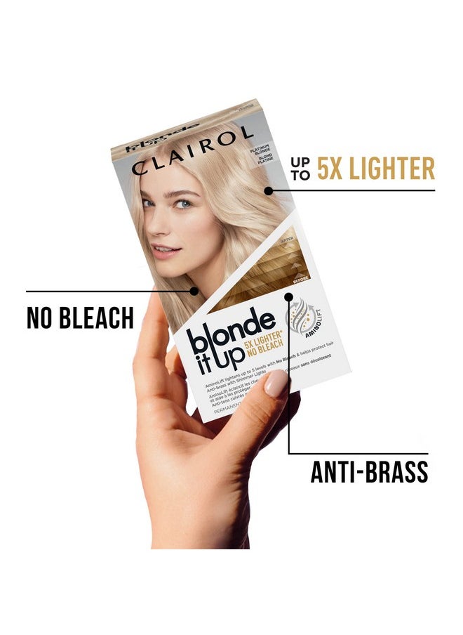 Clairol Blonde It Up Permanent Hair Dye, Platinum Blonde Hair Color, Pack of 1